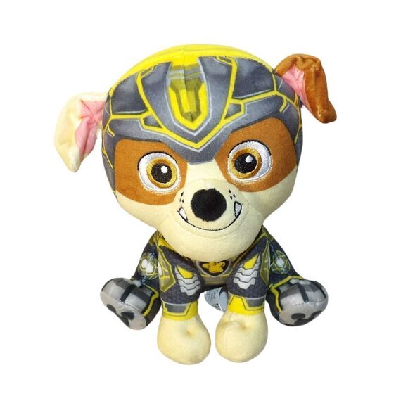 PAW Patrol: The Mighty Movie Rubble Ruben 7-Inch Plush Toy for Kids Ages 3+ - Picture 1 of 4